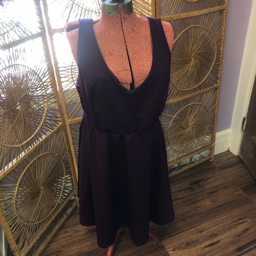 Torrid textured scuba dress